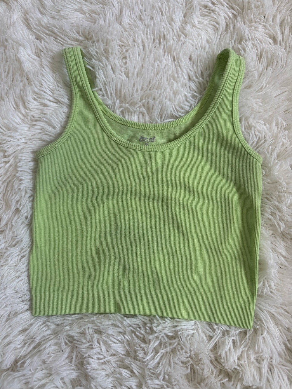Pro•Fit Seamless Ribbed Crop Top - Picture 2 of 5